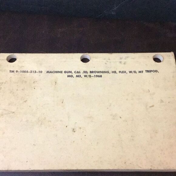 Vintage 1968 army owners manual for browning 50 caliber - Picture 4 of 4
